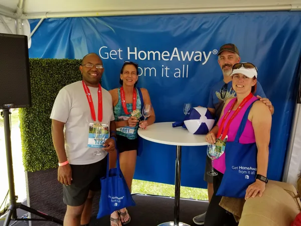 TTFS post race photo, Virginia Wine Country Half Marathon, June 2017