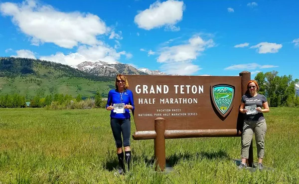 Lynn & Geena @ Grand Teton Half June 2016